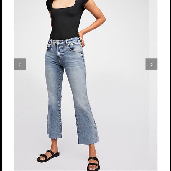 Free People Denim - Free People Rita Crop Flare Jeans, Size 29